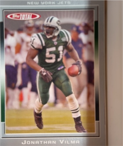 2006 Topps Total Jonathan Vilma — front