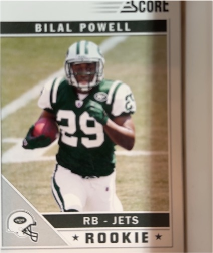 2011 Score #Rookie Bilal Powell — front