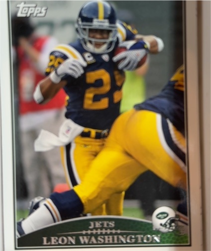 2009 Topps #37 Leon Washington — front
