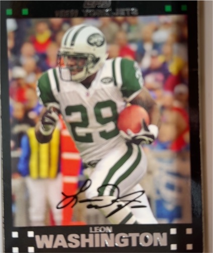 2007 Topps #90 Leon Washington — front