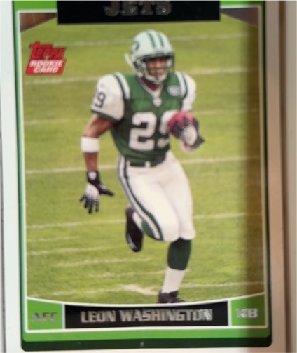 2006 Topps #380 Leon Washington — front
