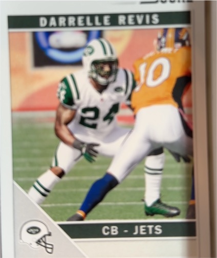 2011 Score #200 Darrelle Revis — front