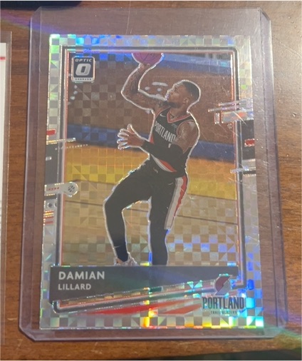 2020-21 Panini Donruss Optic #144 Damian Lillard — front