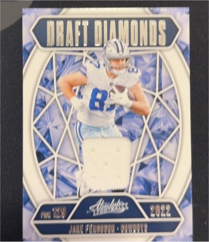 2025 Panini Absolute Draft Diamonds #DDJ-JFE Jake Ferguson — front