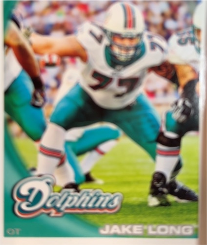 2010 Topps #384 Jake Long — front