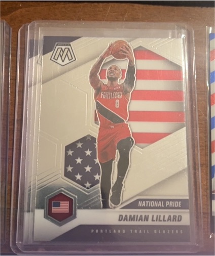 2020-21 Panini Mosaic #246 Damian Lillard — front