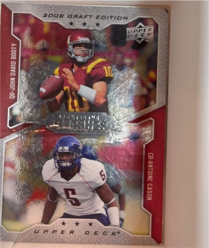 2008 Upper Deck Draft Edition #249 John David Booty / Antoine Cason — front