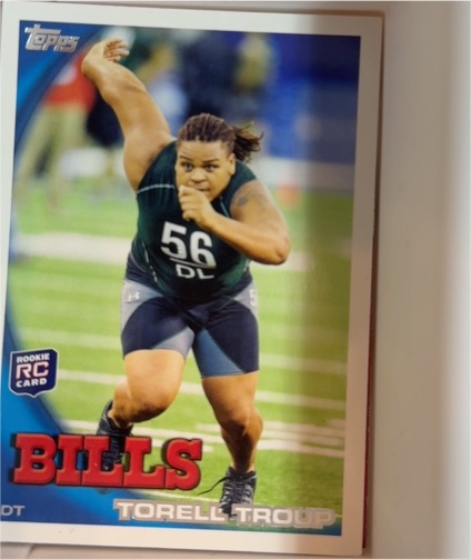 2010 Topps #381 Torell Troup — front