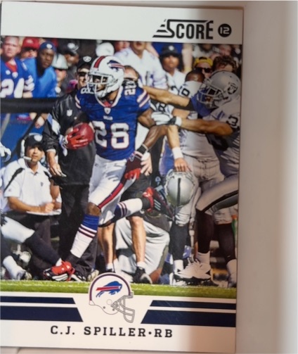 2012 Score #264 C.J. Spiller — front