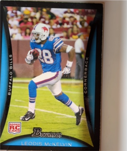 2008 Bowman #263 Leodis McKelvin — front