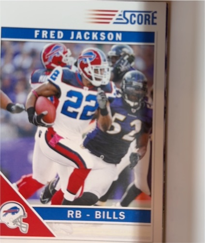 2011 Score #31 Fred Jackson — front