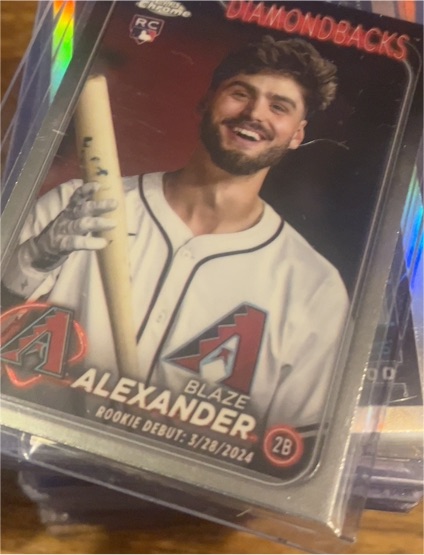 2024 Topps Chrome Update #USC62 Blaze Alexander — front
