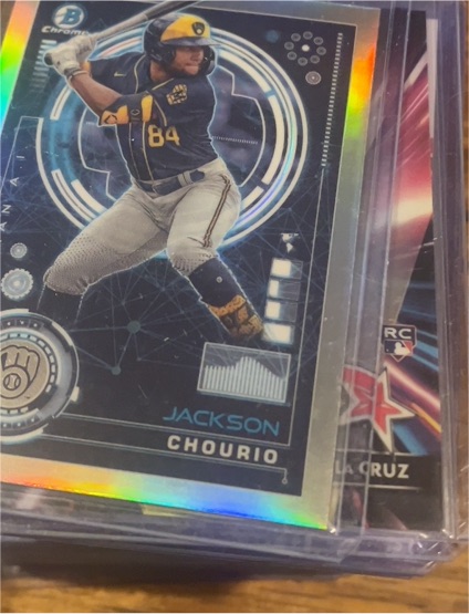 2024 Bowman Chrome Bowman AI #BAI-16 Jackson Chourio — front