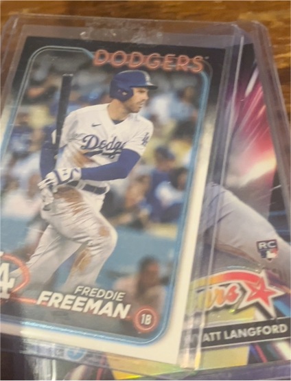 2024 Topps Chrome #4 Freddie Freeman — front