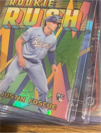 2024 Topps Chrome Update #CAERU-14 Justin Foscue All-Etch Rookie Rush — front
