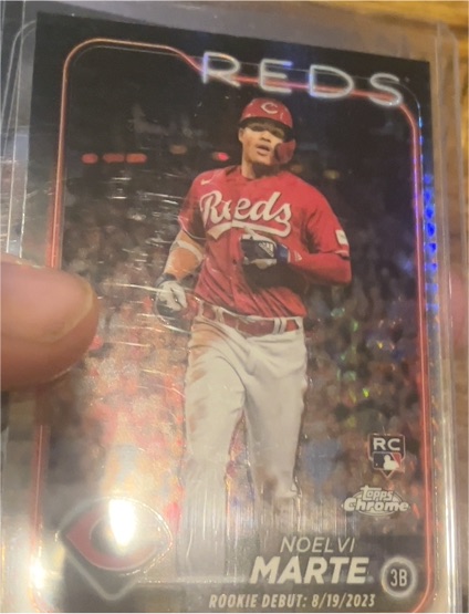 2024 Topps Chrome Update #USC91 Noelvi Marte — front