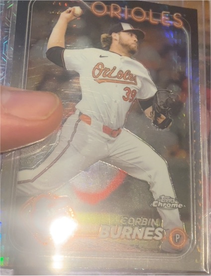 2024 Topps Chrome #3 Corbin Burnes — front