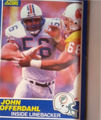 1989 Score #82 John Offerdahl — front