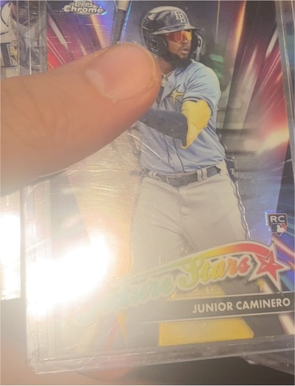 2024 Topps Chrome Update #FSU-18 Junior Caminero Future Stars — front