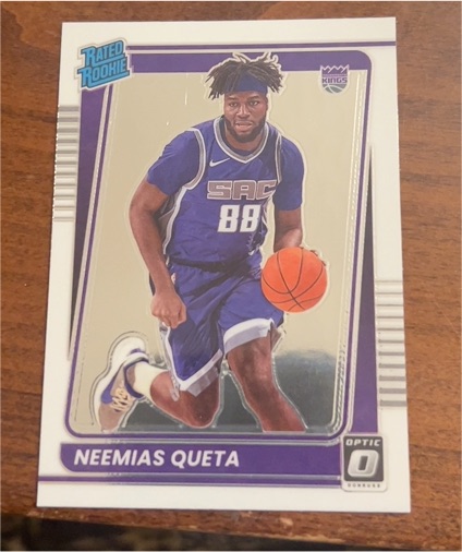 2021-22 Panini Donruss Optic #156 Neemias Queta — front