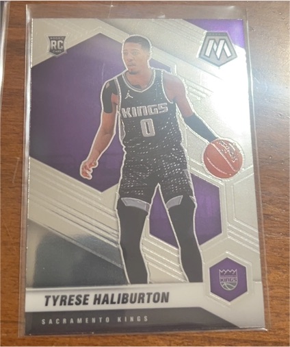 2020-21 Panini Mosaic #204 Tyrese Haliburton — front