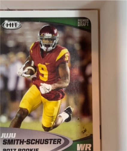 2017 Sage Hit Premier Draft #40 JuJu Smith-Schuster — front