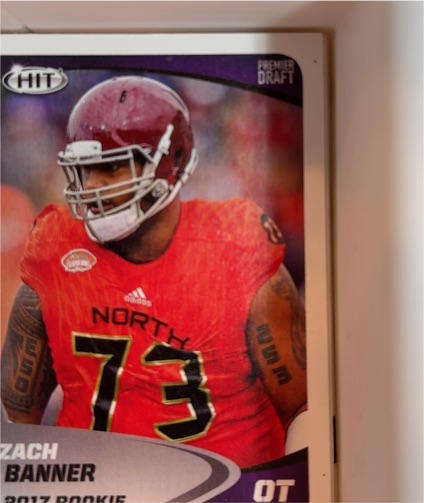 2017 Sage Hit Premier Draft #34 Zach Banner Rookie — front