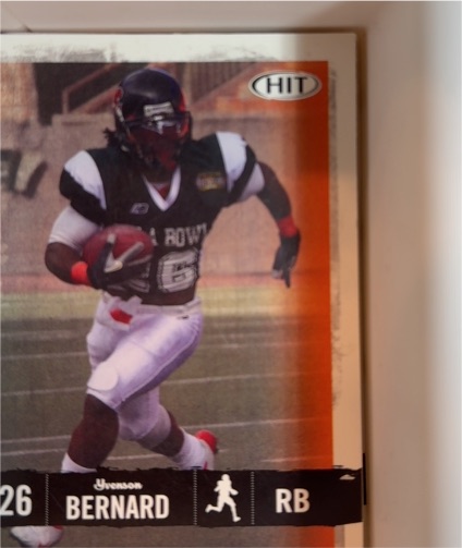 2008 SAGE Hit #26 Yvenson Bernard — front
