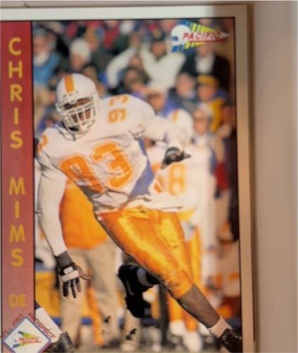 1992 Pacific #649 Chris Mims — front
