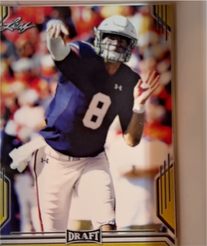 2019 Leaf Draft #36 Jarrett Stidham — front
