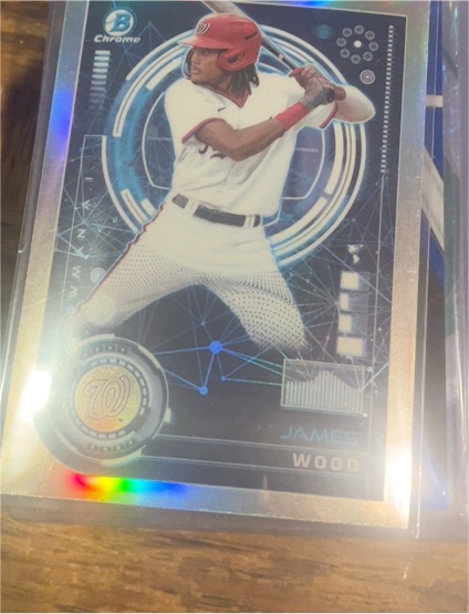 2024 Bowman Chrome #BAI-17 James Wood — front