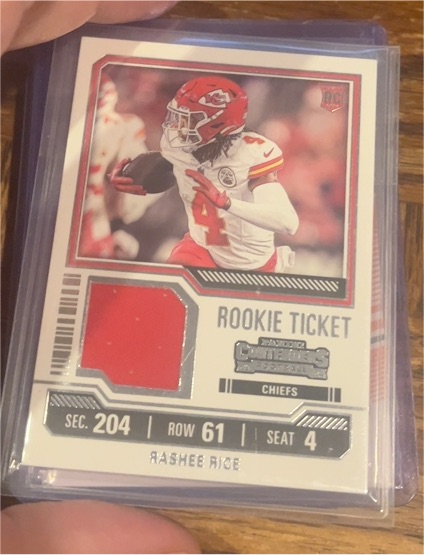 2023 Panini Contenders Rookie Ticket #TS28 Rashee Rice — front