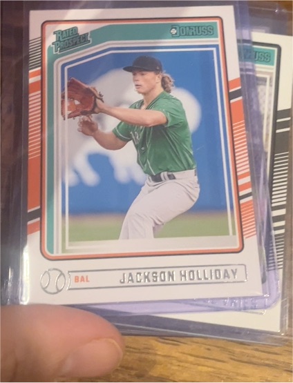 2024 Donruss Rated Prospects #184 Jackson Holliday — front