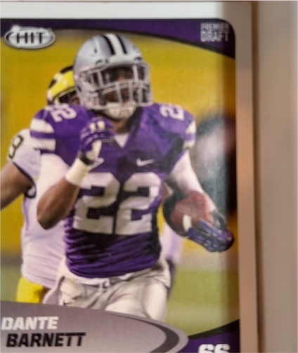 2017 Sage Hit Premier Draft #23 Dante Barnett — front