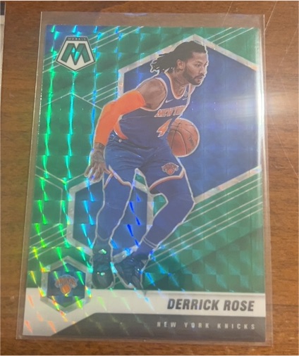 2020-21 Panini Mosaic #123 Derrick Rose — front