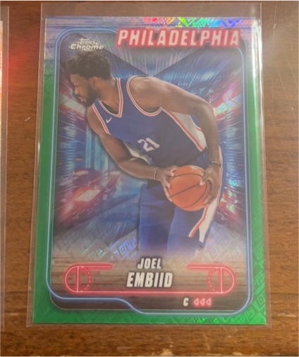 2024-25 Topps Chrome #10 Joel Embiid — front