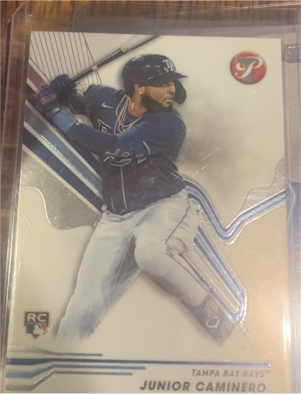 2024 Topps Pristine #Junior Caminero Tampa Bay Rays — front