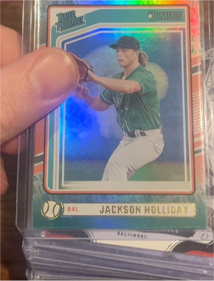 2024 Donruss Rated Prospects #184 Jackson Holliday — front