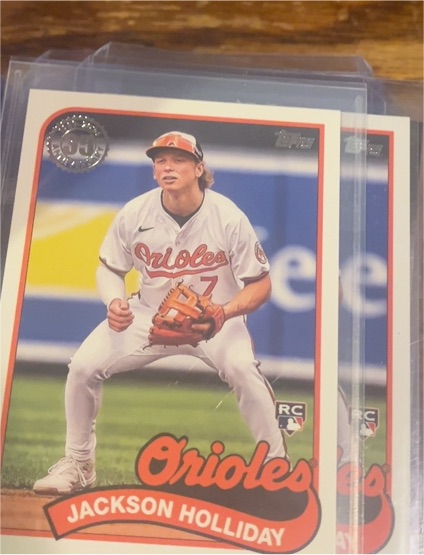 2024 Topps Update Series - 1989 Topps Baseball #89US-38 Jackson Holliday — front