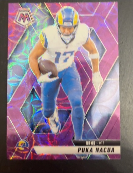 2025 Panini Mosaic #102 Puka Nacua — front