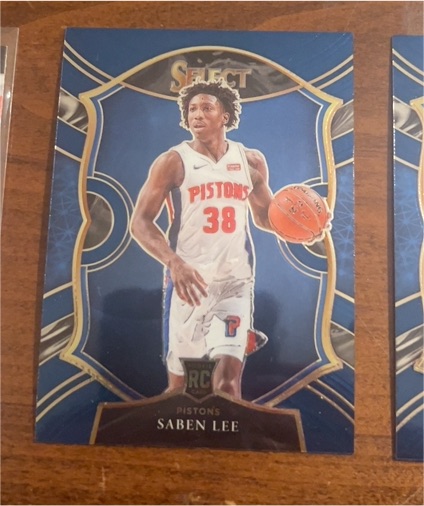 2020-21 Panini Select #97 Saben Lee Concourse Blue Rookie — front