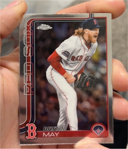 2025 Topps Chrome Update #USC80 Dustin May — front