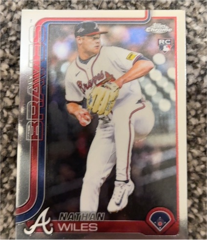 2025 Topps Chrome Update #USC172 Nathan Wiles — front