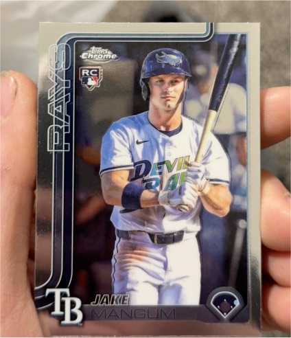 2025 Topps Chrome Update #USC176 Jake Mangum — front