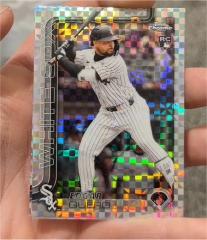 2025 Topps Chrome Update #USC165 Edgar Quero — front