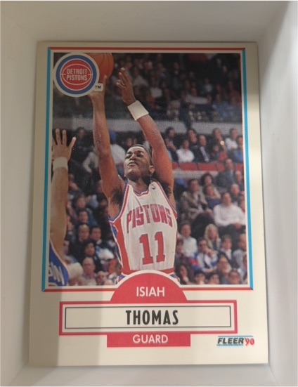 1990-91 Fleer #61 Isiah Thomas — front