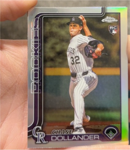 2025 Topps Chrome Update #USC18 Chase Dollander — front