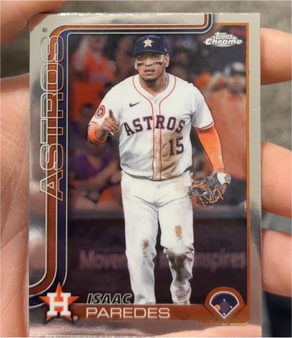 2025 Topps Chrome Update #USC29 Isaac Paredes — front