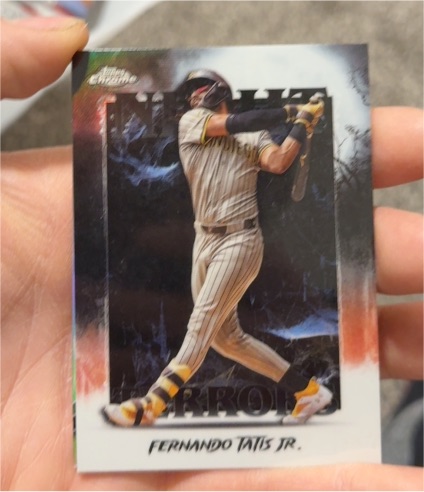 2025 Topps Chrome Update #NT-21 Fernando Tatís Jr. Night Terrors — front