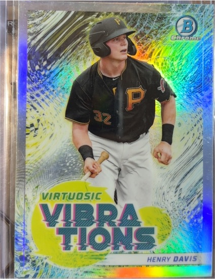 2022 Bowman Chrome #VV-8 Henry Davis Virtuosic Vibrations — front